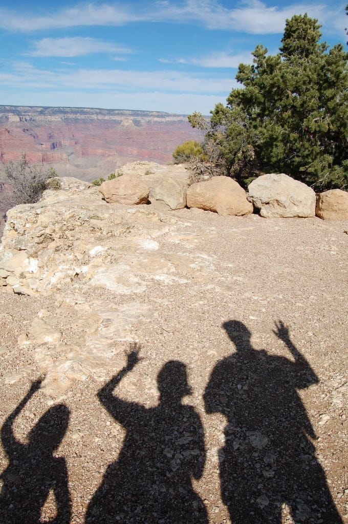 Grand Canyon: climb, look, wave, click